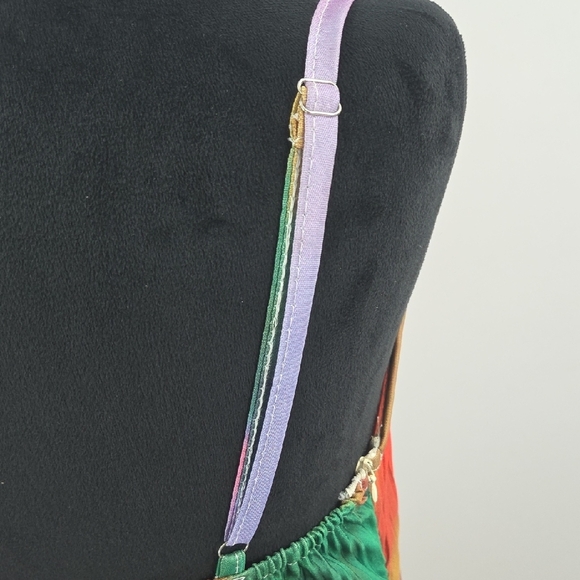 Colorful Pleated Maxi Dress - Picture 13 of 16